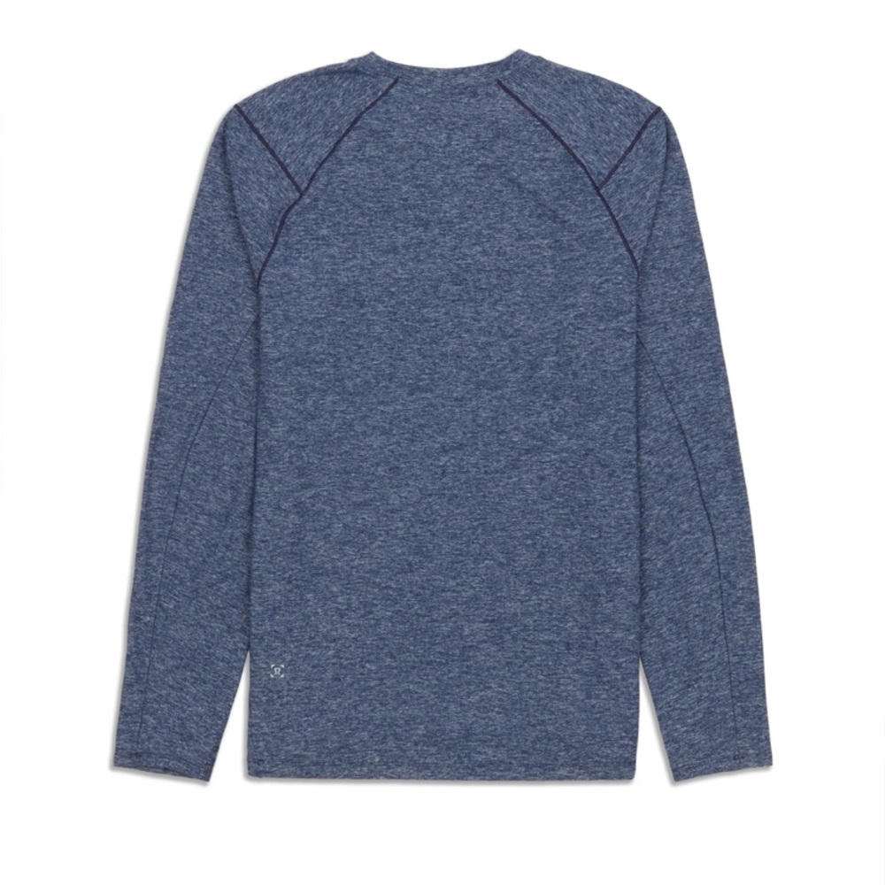 “NEW” Men’s Heathered Blue lululemon Surge LS SZ. S or XL Unisex BNWT - Picture 6 of 12